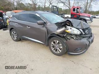 2016 Nissan Murano Platinum with VIN 5N1AZ2MG3GN101524, listed as a IAAI auction lot 41515908 with 200,807 mi miles. Bid and sale history available at carsss.com. Image 1.