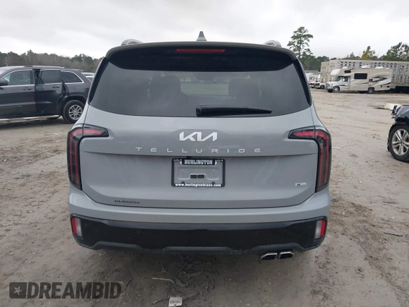 2024 Kia Telluride SX Prestige X-Pro with VIN 5XYP5DGC4RG557203, listed as a IAAI auction lot 41569618 with 2,696 mi miles and . Bid and sale history available at DreamBid. Image 16.