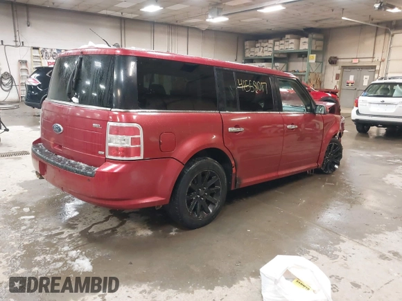2009 Ford Flex SEL with VIN 2FMEK62C09BB07986, listed as a IAAI auction lot 41558017 with 231,865 mi miles. Bid and sale history available at carsss.com. Image 4.