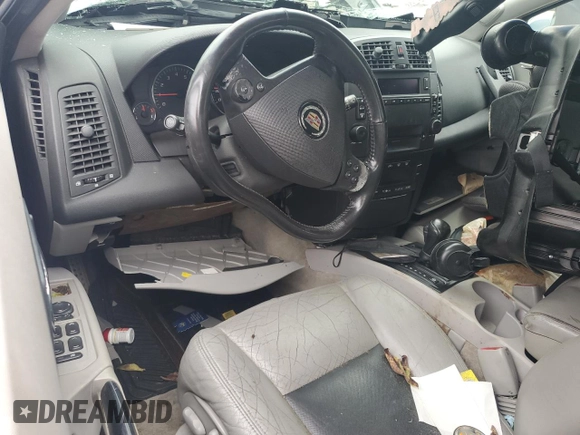 2005 Cadillac CTS with VIN 1G6DP567550195036, listed as a Copart auction lot 74208714 with 0 mi miles and Salvage Title. Bid and sale history available at carsss.com. Image 8.