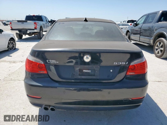 2008 BMW 5 Series 535i with VIN WBANW13568CZ82867, listed as a Copart auction lot 52788405 with Not Provided miles and Clean Title. Bid and sale history available at carsss.com. Image 6.