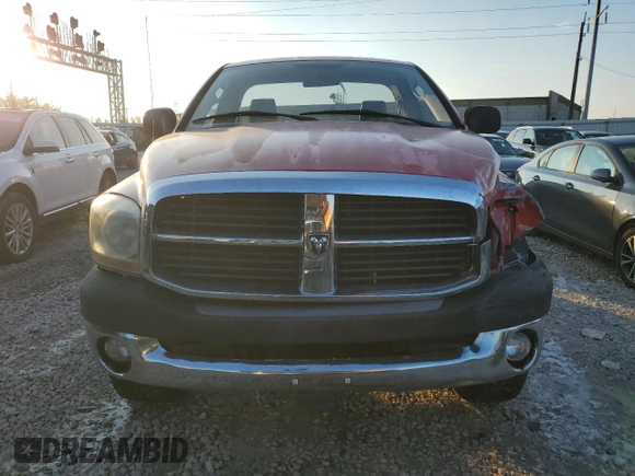 2006 Dodge 1500 SLT with VIN 1D7HU162X6J205565, listed as a Copart auction lot 81884334 with 170,387 mi miles and Salvage Title. Bid and sale history available at DreamBid. Image 5.
