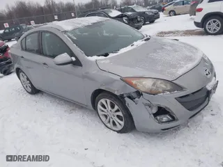 2011 Mazda Mazda3 s Sport with VIN JM1BL1U66B1401151, listed as a IAAI auction lot 41089230 with 106,991 mi miles. Bid and sale history available at carsss.com. Image 1.