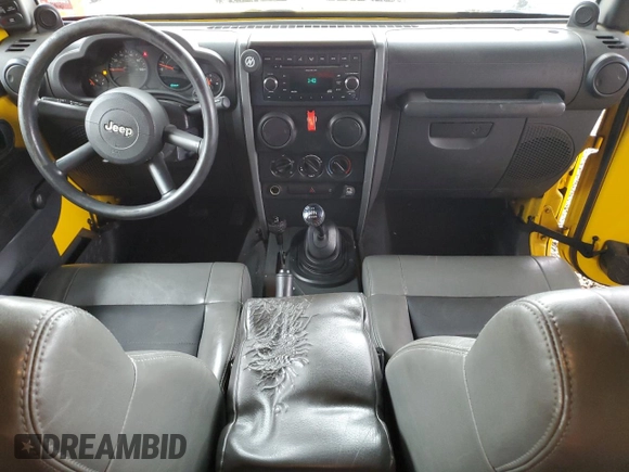 2008 Jeep Wrangler X with VIN 1J4FA24108L505711, listed as a Copart auction lot 43147345 with 150,943 mi miles and Clean Title. Bid and sale history available at DreamBid. Image 8.