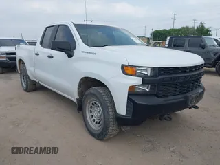 2021 Chevrolet Silverado 1500 Work Truck with VIN 1GCRYAEF0MZ210103, listed as a IAAI auction lot 41895696 with 80,098 mi miles and . Bid and sale history available at DreamBid. Image 1.