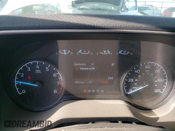 2021 Ford F-150 XL with VIN 1FTEX1CB0MKD56317, listed as a Copart auction lot 75570484 with 72,512 mi miles and Salvage title. Bid and sale history available at DreamBid. Image 9.