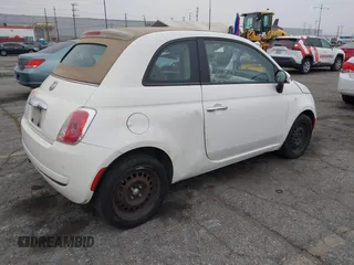 2012 FIAT 500 Pop with VIN 3C3CFFDR7CT120509, listed as a IAAI auction lot 42042059 with 116,805 mi miles. Bid and sale history available at carsss.com. Image 4.