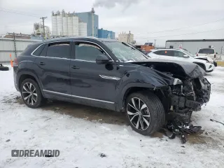 2024 Volkswagen Atlas SEL Premium R-Line with VIN 1V2FE2CA9RC206858, listed as a Copart auction lot 88240845 with 11,294 mi miles and Salvage title. Bid and sale history available at DreamBid. Image 4.