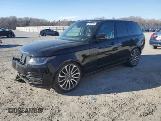2019 Land Rover Range Rover with VIN SALGS2RE9KA556896, listed as a Copart auction lot 43109495 with 37,710 mi miles and Salvage Title. Bid and sale history available at carsss.com. Image 1.