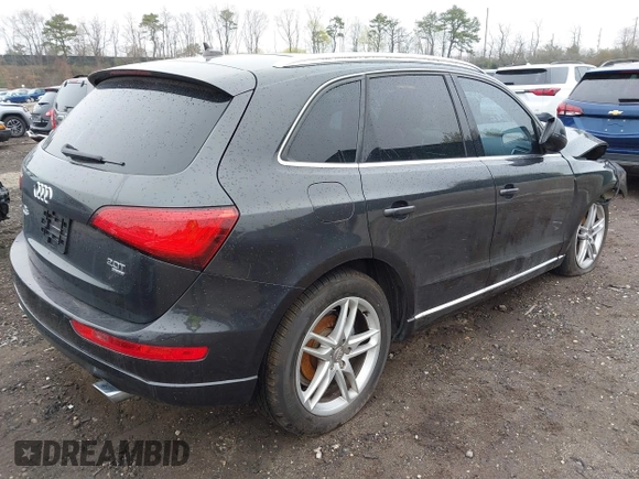 2014 Audi Q5 Premium Plus with VIN WA1LFAFP1EA004978, listed as a IAAI auction lot 42079044 with 108,355 mi miles. Bid and sale history available at carsss.com. Image 4.