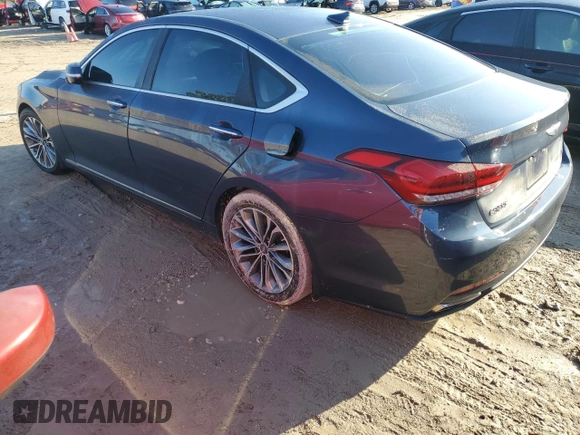 2015 Hyundai Genesis 3.8L with VIN KMHGN4JE1FU098809, listed as a Copart auction lot 73748684 with 255,411 mi miles and Salvage Title. Bid and sale history available at carsss.com. Image 2.