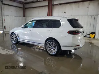2024 BMW X7 xDrive40i with VIN 5UX23EM04R9S48041, listed as a Copart auction lot 45859435 with 0 mi miles and Salvage Title. Bid and sale history available at carsss.com. Image 2.