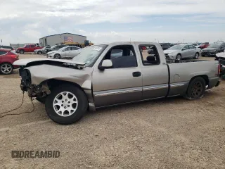 1999 GMC New Sierra 1500 SLE with VIN 2GTEC19T4X1519566, listed as a Copart auction lot 54897245 with 267,552 mi miles and Salvage Title. Bid and sale history available at carsss.com. Image 1.