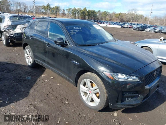 2018 Jaguar F-Pace with VIN SADCL2FN9JA250887, listed as a IAAI auction lot 41490802 with 69,335 mi miles and . Bid and sale history available at DreamBid. Image 1.