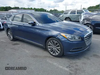 2015 Hyundai Genesis 3.8L z VIN KMHGN4JE5FU102618, wystawiony jako IAAI lot #42215274 z przebiegiem 138 516 mil mil oraz . Historia ofert i sprzedaży dostępna na DreamBid. Obrazek 1.