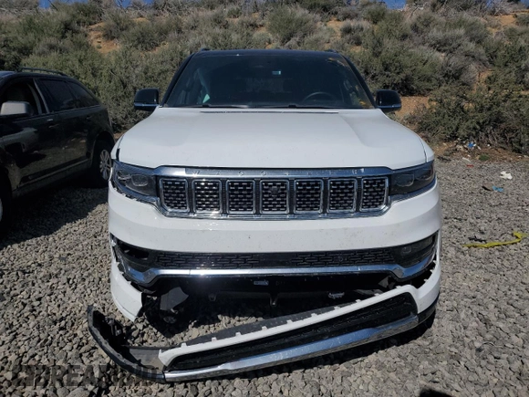 2023 Jeep Grand Wagoneer Series II with VIN 1C4SJSFPXPS574223, listed as a Copart auction lot 52938135 with 15,237 mi miles and Salvage title. Bid and sale history available at DreamBid. Image 5.