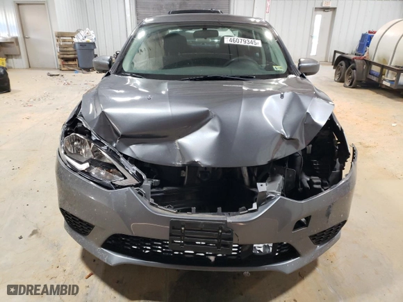 2019 Nissan Sentra S with VIN 3N1AB7AP1KY356410, listed as a Copart auction lot 46079345 with 92,684 mi miles and Salvage Title. Bid and sale history available at carsss.com. Image 5.