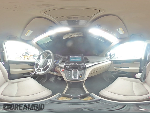 2020 Honda Odyssey EX with VIN 5FNRL6H57LB038073, listed as a Copart auction lot 54979525 with 38,114 mi miles and Salvage title. Bid and sale history available at DreamBid. Image 15.