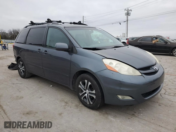 2007 Toyota Sienna XLE with VIN 5TDZK22C47S037807, listed as a Copart auction lot 87578695 with 180,050 mi miles and Clean Title. Bid and sale history available at carsss.com. Image 4.