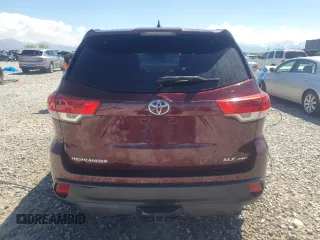 2019 Toyota Highlander SE z VIN 5TDJZRFH2KS988314, wystawiony jako Copart lot #54784145 z przebiegiem 57 851 mil mil oraz Szkoda całkowita • Salvage title. Historia ofert i sprzedaży dostępna na DreamBid. Obrazek 6.