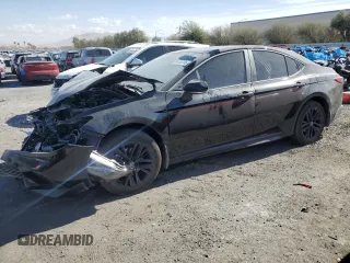 2025 Toyota Camry LE with VIN 4T1DAACK3SU550804, listed as a Copart auction lot 44449785 with 6,846 mi miles and Salvage Title. Bid and sale history available at carsss.com. Image 1.