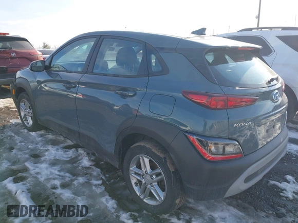 2022 Hyundai Kona SE with VIN KM8K2CAB6NU797564, listed as a IAAI auction lot 41638073 with 47,966 mi miles and . Bid and sale history available at DreamBid. Image 3.