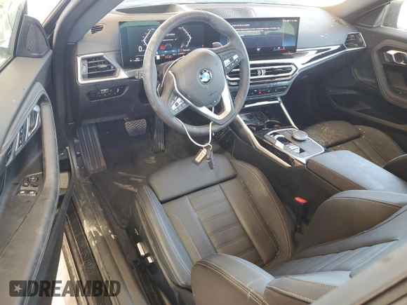 2023 BMW 2 Series 230i with VIN 3MW23CM00P8D77906, listed as a Copart auction lot 60706844 with 7,801 mi miles and Salvage Title. Bid and sale history available at carsss.com. Image 8.