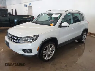 2016 Volkswagen Tiguan S with VIN WVGBV7AX0GW532236, listed as a IAAI auction lot 41610575 with 104,193 mi miles and . Bid and sale history available at DreamBid. Image 17.