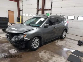 2017 Nissan Rogue SV with VIN JN8AT2MT8HW382710, listed as a IAAI auction lot 41625578 with 151,034 mi miles. Bid and sale history available at carsss.com. Image 17.