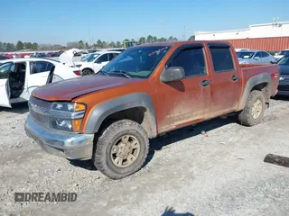 2005 Chevrolet Colorado 1SF LS Z71 with VIN 1GCDT136158216222, listed as a IAAI auction lot 41563003 with 259,490 mi miles. Bid and sale history available at carsss.com. Image 2.