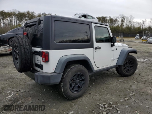 2015 Jeep Wrangler Sport with VIN 1C4AJWAG1FL525429, listed as a Copart auction lot 43033025 with 93,972 mi miles and Salvage title. Bid and sale history available at DreamBid. Image 3.