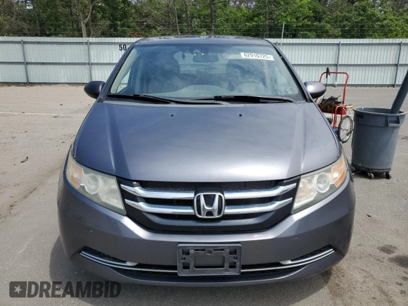 2014 Honda Odyssey EX-L with VIN 5FNRL5H68EB115720, listed as a Copart auction lot 62910725 with 132,254 mi miles and Clean title. Bid and sale history available at DreamBid. Image 5.