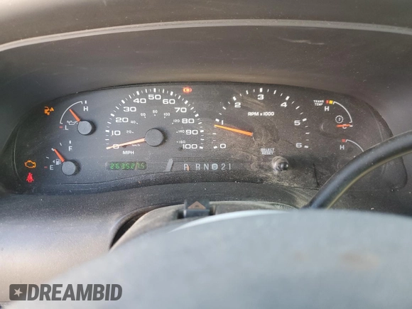 2005 Ford Excursion Special Serv с VIN 1FMNU40L15ED24141, выставлен на аукционе Copart как лот 87421344 с пробегом 263 527 миль миль и Чистый • Clean title. История ставок и продаж доступна на DreamBid. Изображение 9.