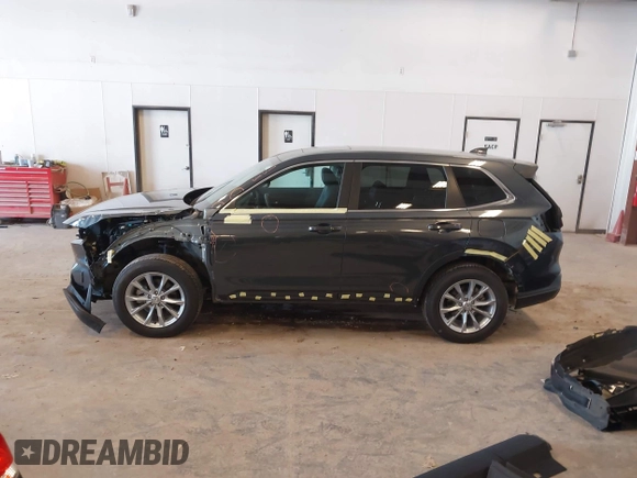 2025 Honda CR-V EX-L with VIN 2HKRS4H77SH439938, listed as a IAAI auction lot 42017658 with 2,347 mi miles and . Bid and sale history available at DreamBid. Image 14.