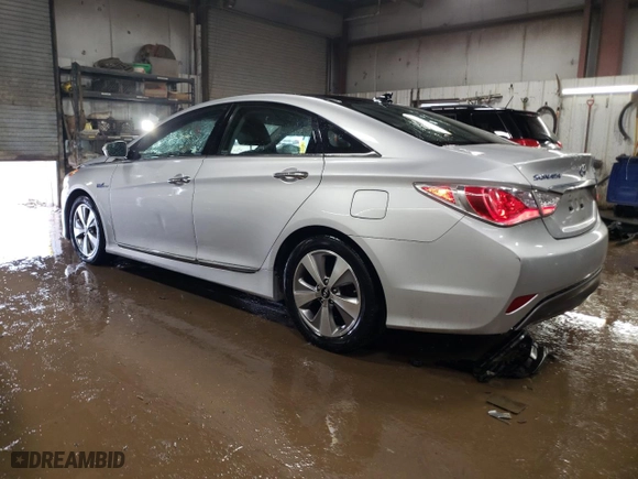 2012 Hyundai Sonata Hybrid with VIN KMHEC4A40CA022676, listed as a Copart auction lot 51004095 with 154,146 mi miles and Salvage Title. Bid and sale history available at carsss.com. Image 2.
