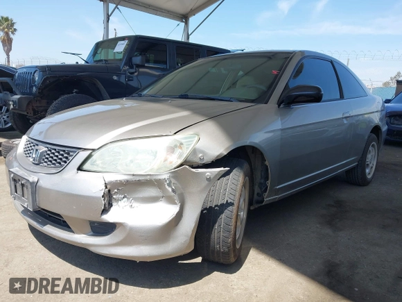 2004 Honda Civic LX with VIN 1HGEM22524L047504, listed as a IAAI auction lot 41990812 with 166,270 mi miles. Bid and sale history available at carsss.com. Image 18.