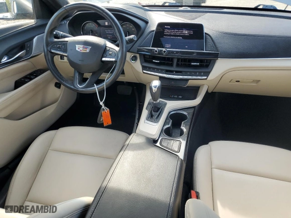 2020 Cadillac CT4 Luxury with VIN 1G6DJ5RK5L0153142, listed as a Copart auction lot 72014724 with 45,837 mi miles and Salvage Title. Bid and sale history available at carsss.com. Image 8.