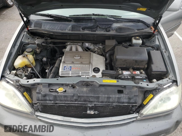 2002 Lexus RX 300 with VIN JTJHF10U020261381, listed as a Copart auction lot 86194964 with 152,403 mi miles and Salvage Title. Bid and sale history available at DreamBid. Image 12.