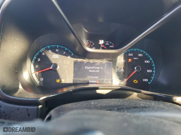 2021 Chevrolet Colorado 4WD ZR2 with VIN 1GCGTEEN5M1142481, listed as a Copart auction lot 84079064 with 80,884 mi miles and Salvage Title. Bid and sale history available at carsss.com. Image 9.