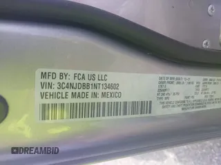 2022 Jeep Compass Latitude с VIN 3C4NJDBB1NT134602, выставлен на аукционе IAAI как лот 42632572 с пробегом 29 755 миль миль и . История ставок и продаж доступна на DreamBid. Изображение 9.