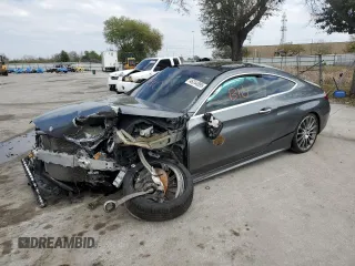 2017 Mercedes-Benz C 300 with VIN WDDWJ4JB3HF331586, listed as a Copart auction lot 46244895 with 63,792 mi miles and Salvage Title. Bid and sale history available at carsss.com. Image 1.