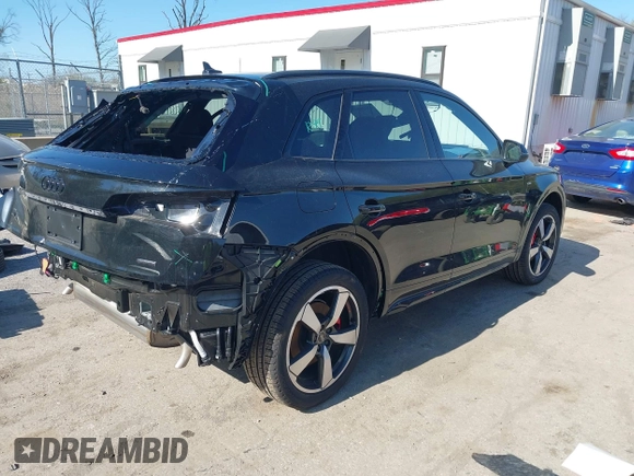 2024 Audi Q5 S line Prestige with VIN WA1FAAFY5R2134976, listed as a IAAI auction lot 42058820 with 3,773 mi miles and . Bid and sale history available at DreamBid. Image 4.