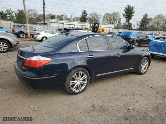 2010 Hyundai Genesis with VIN KMHGC4DF8AU095313, listed as a Copart auction lot 52631925 with 148,465 mi miles and Clean Title. Bid and sale history available at carsss.com. Image 3.