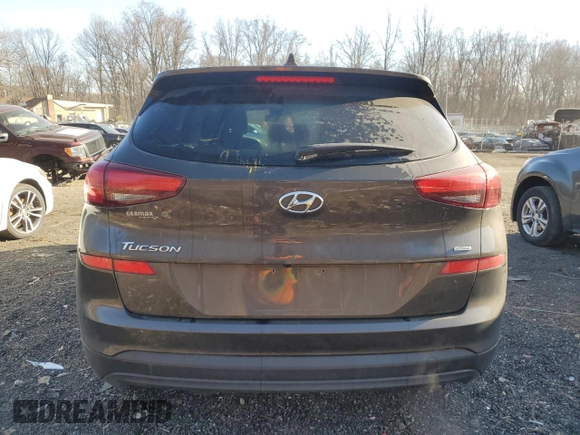 2019 Hyundai Tucson SE with VIN KM8J2CA4XKU047464, listed as a Copart auction lot 47738535 with 41,893 mi miles and Salvage Title. Bid and sale history available at carsss.com. Image 6.