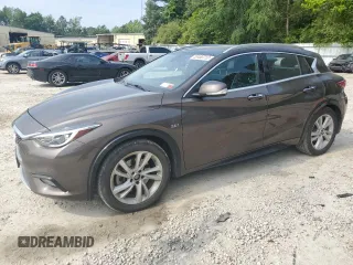 2018 Infiniti QX30 ESSENTIAL with VIN SJKCH5CP1JA053259, listed as a Copart auction lot 53453713 with 0 mi miles and Non Repairable. Bid and sale history available at carsss.com. Image 1.