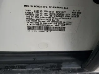 2017 Acura MDX Technology with VIN 5FRYD3H55HB006252, listed as a Copart auction lot 58595065 with 159,857 mi miles and Salvage title. Bid and sale history available at DreamBid. Image 13.