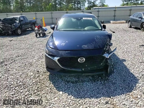 2021 Mazda 3 S with VIN JM1BPAAL3M1326099, listed as a Copart auction lot 52400115 with 58,159 mi miles and Salvage Title. Bid and sale history available at DreamBid. Image 14.