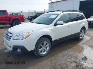 2014 Subaru Outback Limited with VIN 4S4BRBLCXE3313154, listed as a IAAI auction lot 41830358 with 127,652 mi miles and . Bid and sale history available at DreamBid. Image 2.