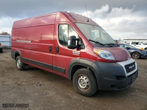 2021 Ram ProMaster Cargo Van with VIN 3C6LRVDG0ME579177, listed as a Copart auction lot 84219214 with 179,671 mi miles and Salvage Title. Bid and sale history available at carsss.com. Image 4.