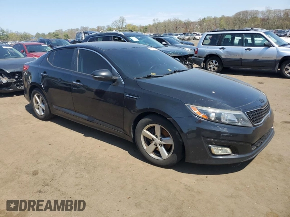 2015 Kia Optima LX with VIN 5XXGM4A7XFG441034, listed as a Copart auction lot 54549995 with Not Provided miles and Clean Title. Bid and sale history available at carsss.com. Image 4.
